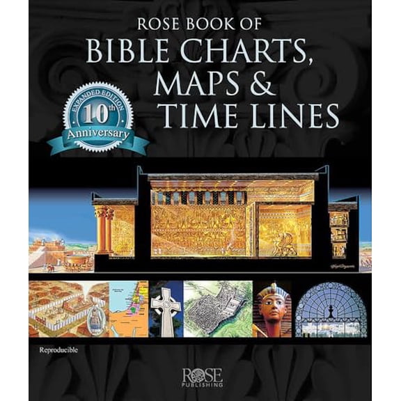 Pre-Owned Rose Book of Bible Charts, Maps, and Time Lines by Rose Publishing (CA) Paperback