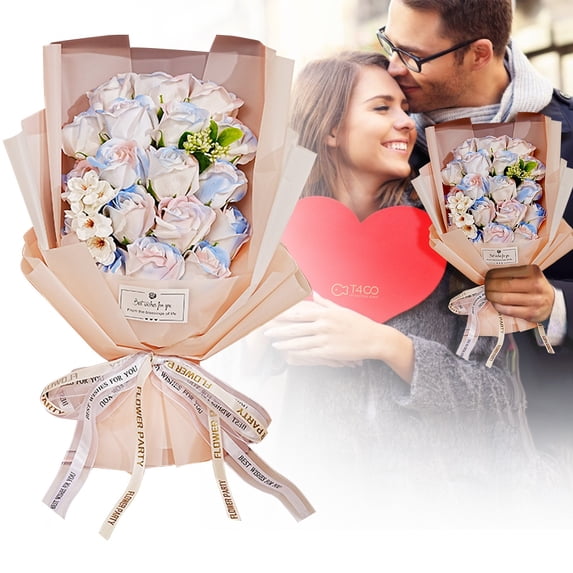 Rose Bouquets Artificial Flowers Roses As A For Valentine's Day Mother's Day Birthdays And Anniversaries They Are Perfect For Women's Mothers, F