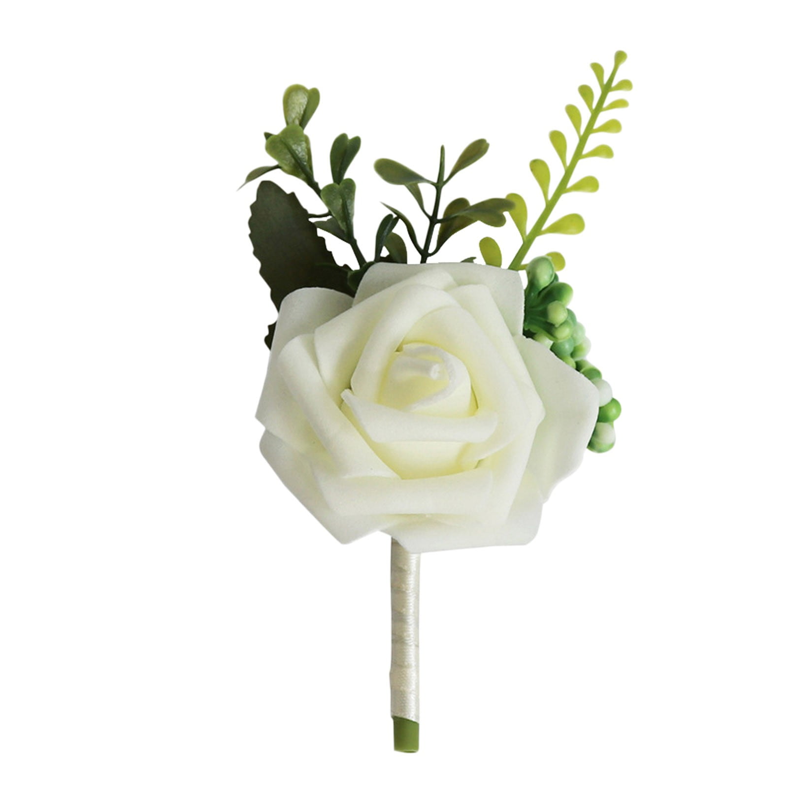 Rose Boutonniere For Men Groom And Man Boutonnieres With Artificial