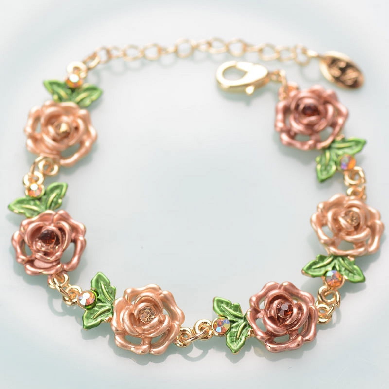 Rose Bracelet Women Rose Charm Bracelet Decorative Bracelet Trendy