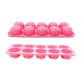 thumbnail image 1 of Rose Cake Mold 10 Cavity Flower Silicone Baking Tray for Muffins Cupcakes Chocolate Candy Soap Making Floral Design Non Stick Dishwasher Safe Style B#074, 1 of 5