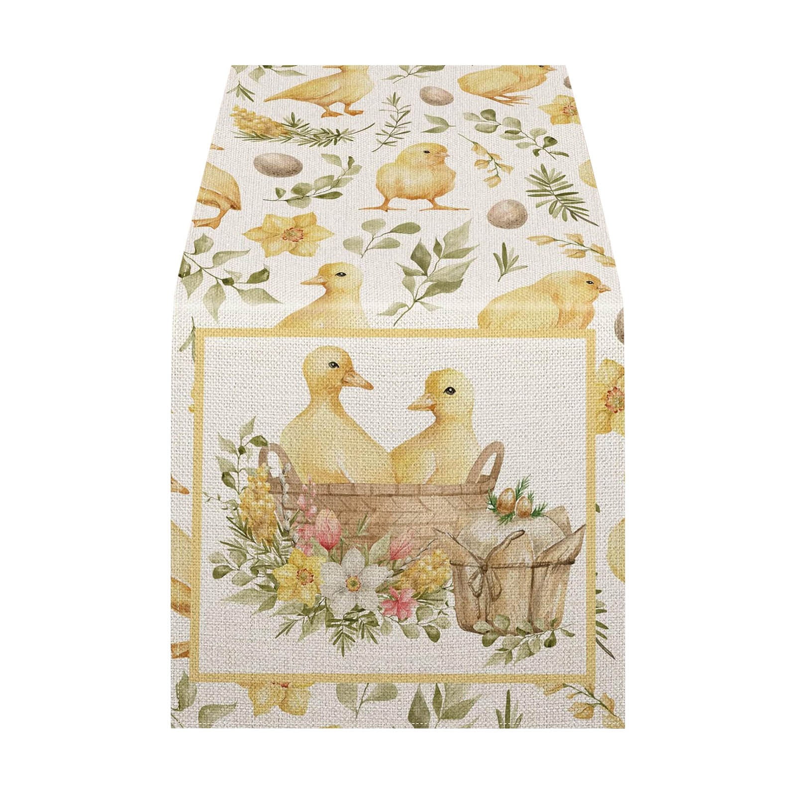 Rose Candlesticks Long Narrow Table Runners 72 Inches Long Snowflake