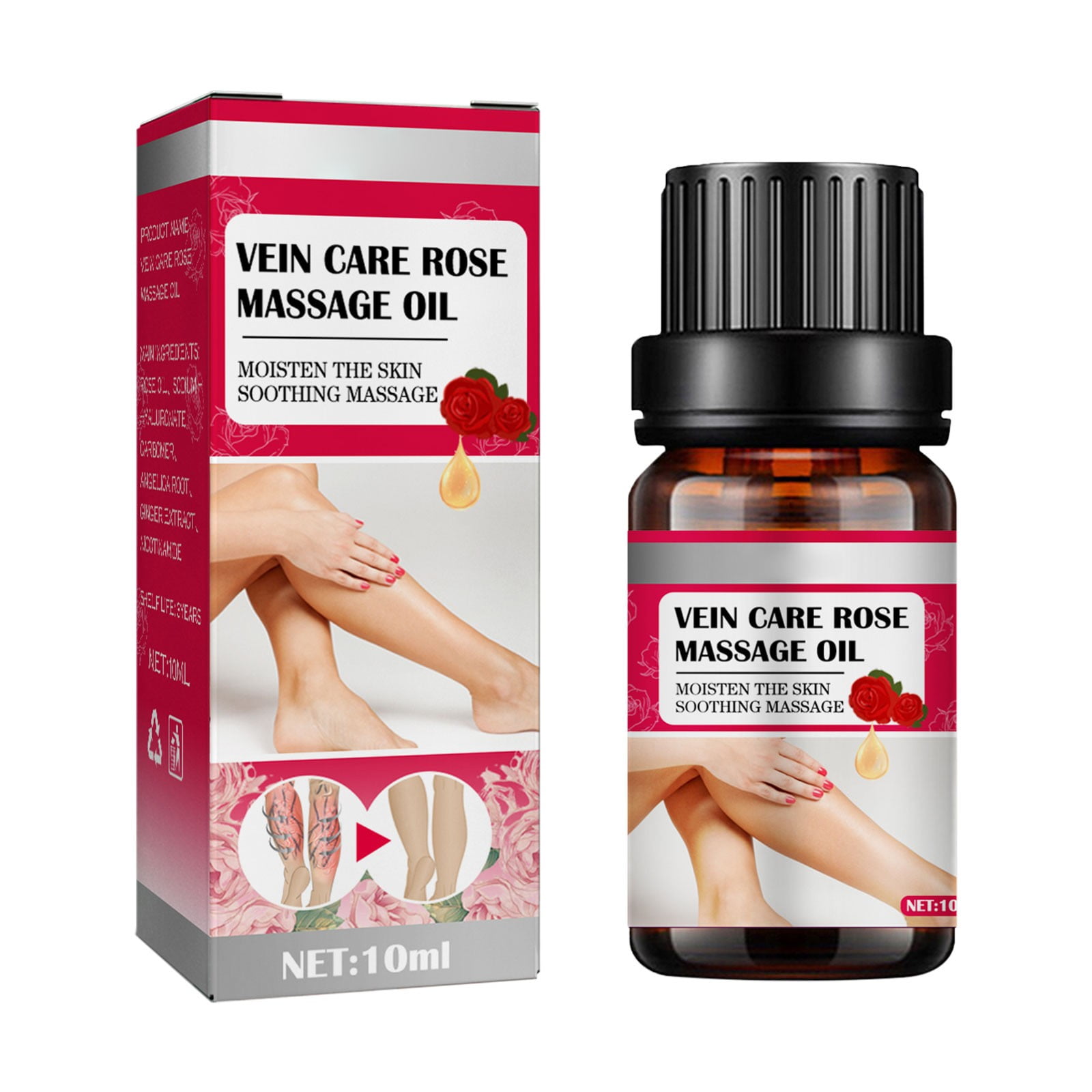 Rose Care Oil Foot For Tired Legs Can Promote Smooth Skin And Blood