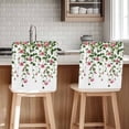 thumbnail image 1 of Rose Chair Covers Set of 8 Weeping Flower Chair Back Covers Stretch Removable Washable Slipcovers Protector for Dining Room Kitchen Party Decor, 1 of 5