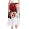 thumbnail image 1 of Rose Chic Chiffon Beach Dresses: Stylish Summer Dress for Women, 1 of 6