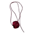 thumbnail image 1 of Rose Choker Necklace Statement Elegant Waist Chain for Birthday Party Ladies Red, 1 of 8