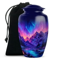 Rose Classic Urn, Elegant Cremation Urns for Human Ashes Adult Man or Woman, Funeral Urns for Ashes, Memorial Gift & Burial Keepsake - 6Inch - Medium Size Urn - 1Pcs