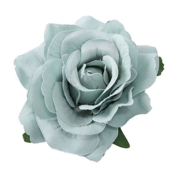 Rose Clips Red Hairpins Women,Bridal Dancer Wedding Birthday Daily Barrette Accessories,Rose Clips Red Hairpins for Women,Fashion Hair Clips for Styling,Cute Rose Hairpins,Non-Slip(Water Green)