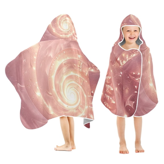 Rose Conch Kid Bath Towels Bath Beach Towel Super Soft and Absorbent for Kid Girl Boy Babie Toddler Infant