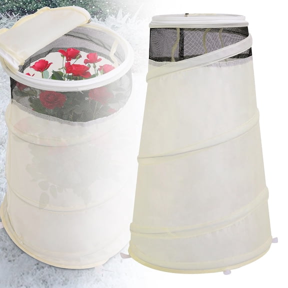 Rose Cones, Rose Bush Covers for Winter, Plant Covers Freeze Protection, Flower Frost Protection Cover Winter Flower Protective Cover Frost Wind and Cold Protection 20 in× 13 in × 9 in