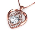 thumbnail image 1 of Rose Cute Necklace - 18ct Gold Plated 925 Sterling Silver Dephini, 1 of 7