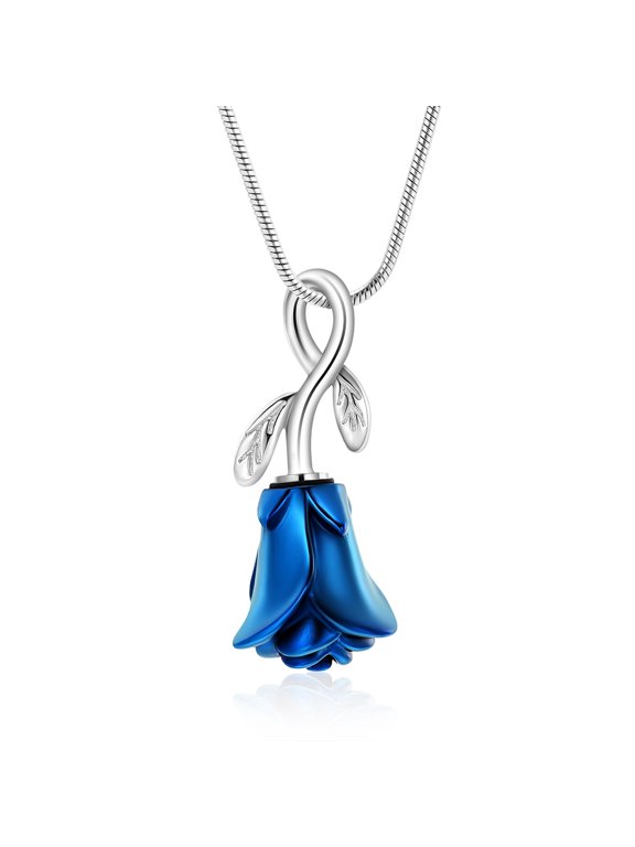 Rose Cutt Cremation Pendant Small Urns For Ashes Keepsake Urn Necklace Men Women Memorial Mini Urns Key chain