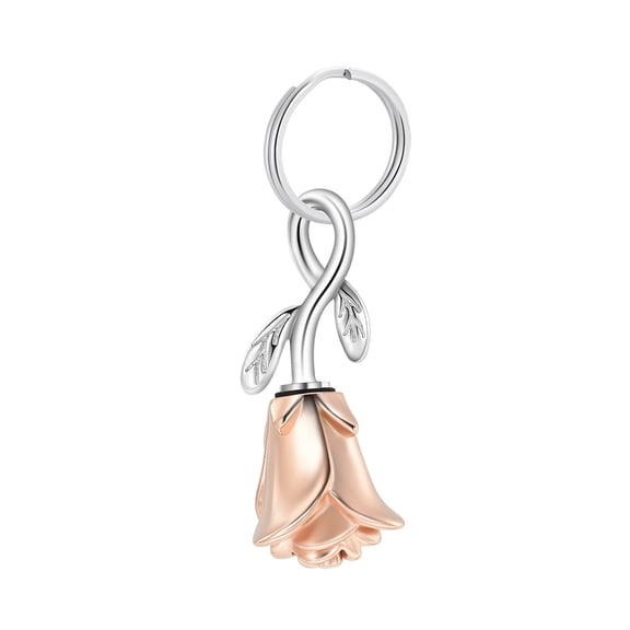 Rose Cutt Cremation Pendant Small Urns For Ashes Keepsake Urn Necklace Men Women Memorial Mini Urns Key chain