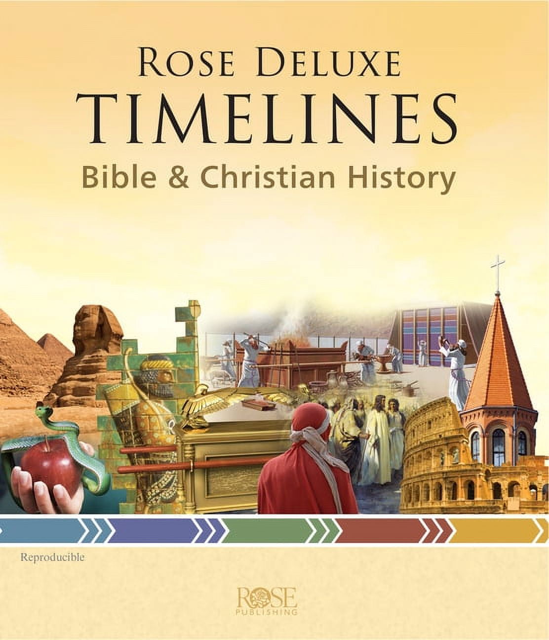 Rose Deluxe Timelines: Bible and Christian History (Hardcover) 