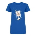 thumbnail image 1 of Rose Flamingo Shaped T-Shirt Women -Image by Shutterstock, Female x-Large, 1 of 2
