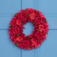 thumbnail image 1 of Northlight Rose Floral Wooden Spring Wreath - 14", 1 of 5