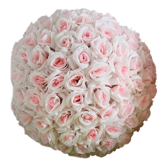 Rose Flower Balls Romantic Realistic Rose Blossoms Plastic Rose Artificial Flowers Balls for Party