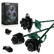 Rose Flower Bouquet Building Set, Botanical Collection Artificial Flowers Compatible with Lego Gift for Adult Home Decor152pcs