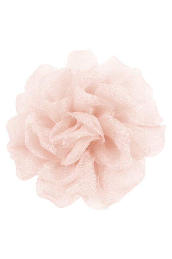 Rose & Flower Brooches | Hair & Lapel Pins | 4.3 Inch Rose Pin, Beige