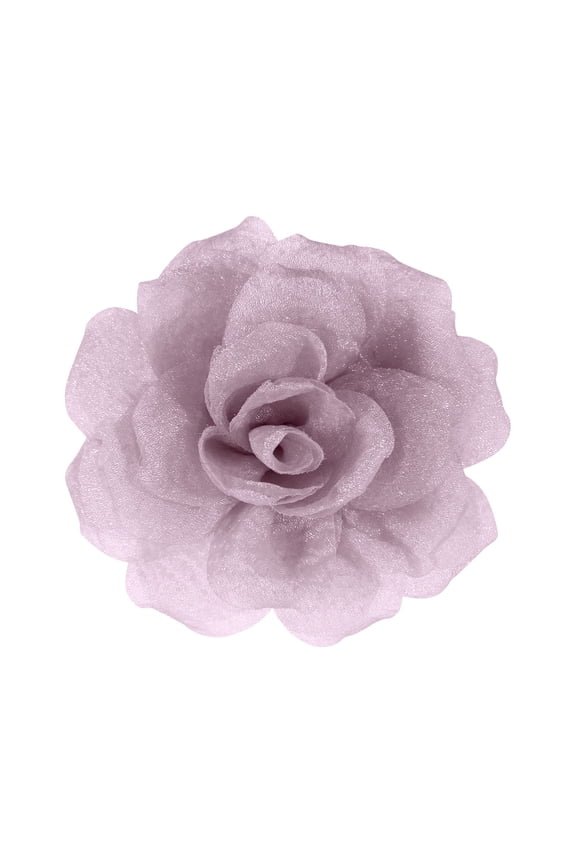 Rose Flower Brooches and Clips for Women | Lavender Hair Clips & Flower Pins | Hat & Lapel Pins, 3.1 Inches