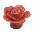 thumbnail image 1 of Rose Flower Ceramic Cabinet Wardrobe Drawer Cupboard Pull Knob Furniture Handle Dresser Knob - 1Pc, 1 of 8