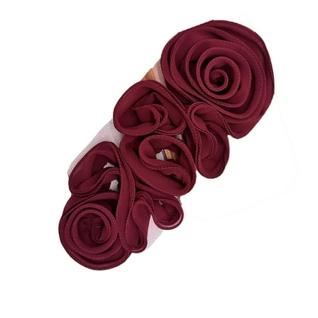 Rose Flower Craft Project Garment Accessory Sewing On Applique for Formal Dress