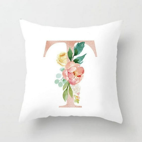 Rose Flower Cushion Covers 17.7 x 17.7inch Floral Valentines Day Decorative Throw Pillow Covers Soft Velvet Square Pillowcases for Sofa Couch Bed Home Decor