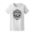 thumbnail image 1 of Rose Flower Graphic And Patterns Tee Women's -Image by Shutterstock, 1 of 2