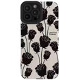 thumbnail image 1 of Rose Flower Print Line Stripe Soft Phone Case Compatible with iPhone Case (Black,iPhone 11), 1 of 5