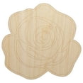 thumbnail image 1 of Rose Flower Solid Wood Shape Unfinished Piece Cutout Craft DIY Projects - 6.25 Inch Size - 1/4 Inch Thick, 1 of 7