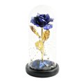 thumbnail image 1 of Rose Flower for Women, Birthday Gift for Women, Glitter Rose in A Dome, Gifts for Mom Her, Anniversary, Wedding, Valentines (Blue), 1 of 6