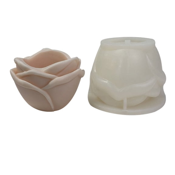 Rose Flowerpots Silicone Cement Vase Flower Pots Making Potted Plant Decorations Vase Silicone