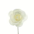 thumbnail image 1 of Rose Foam Flower With Stem, 12-Inch, Ivory, 1 of 1