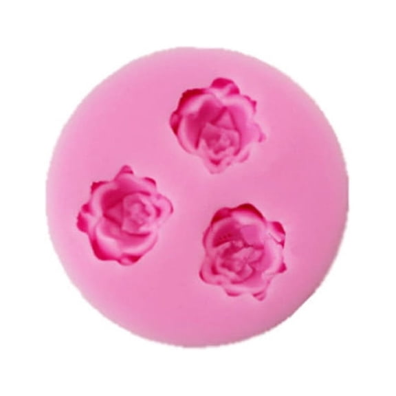 Rose Fondant Mold Rose Flower Silicone Molds, Clearance, for Sugar Craft Cake Decorating Cupcake Topper Candy Chocolate Polymer Clay Gum Paste