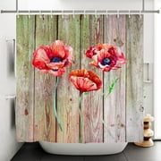 Rose Garden Bliss: Botanical Shower Curtain for a Refreshing Bath Experience