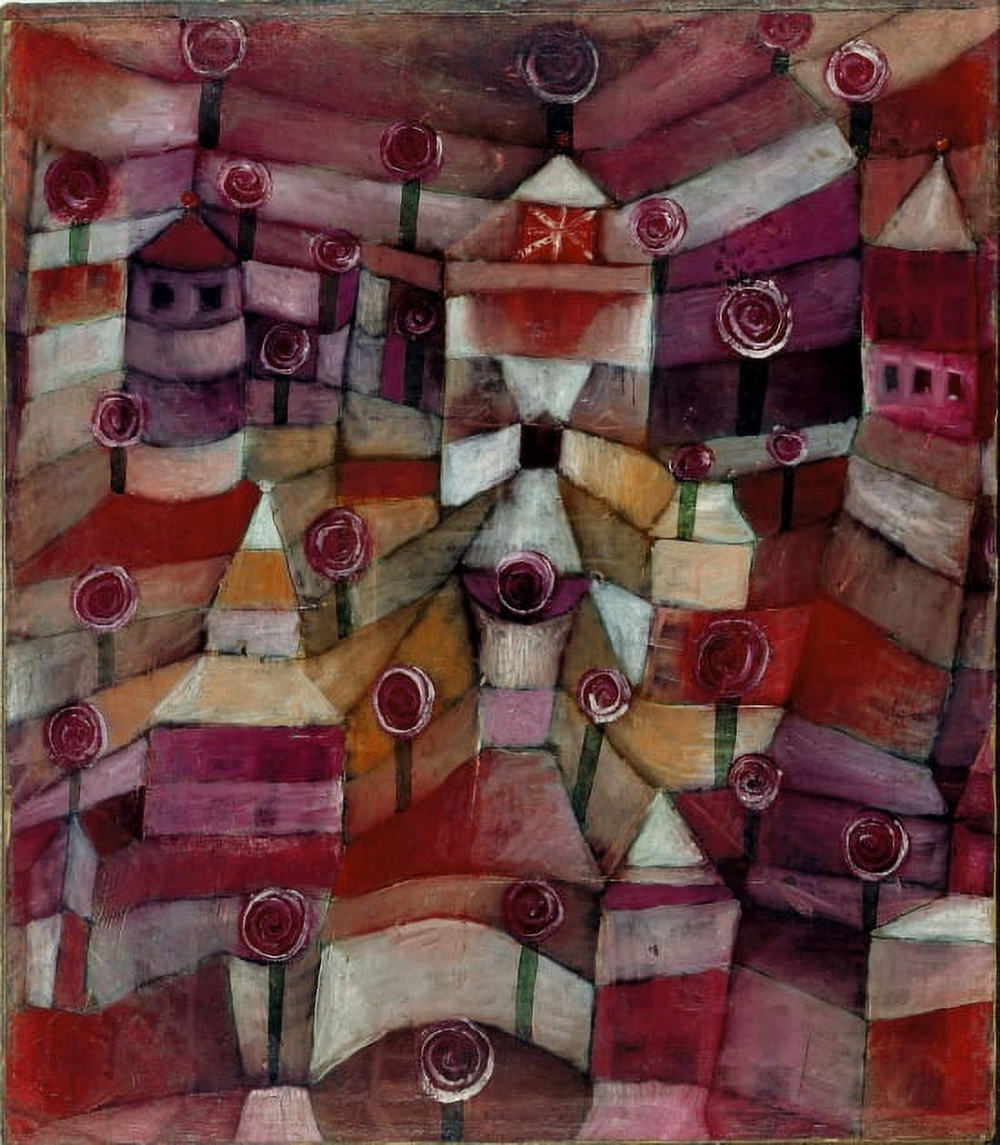 Rose Garden Canvas Art - Klee Paul (36 x 54)