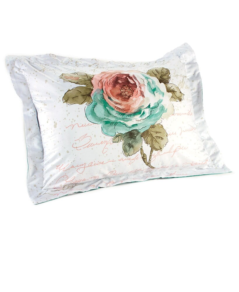The Lakeside Collection Rose Garden Comforter Ensemble - Sham 1 Pieces