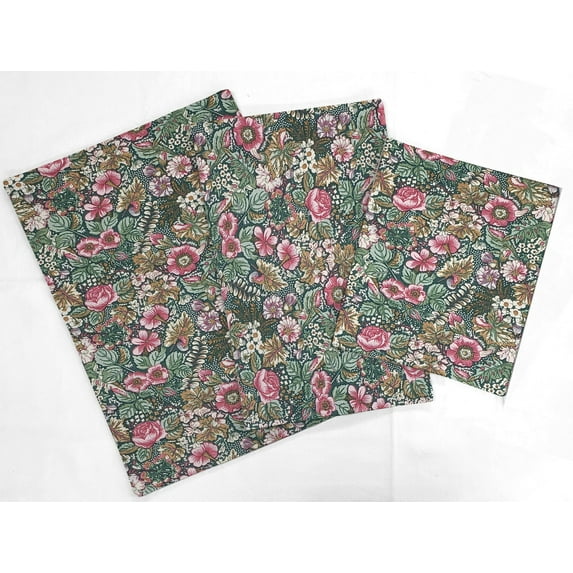 Rose Garden Countertop Appliance Slider Mats by Penny's Needful Things (Green) Medium