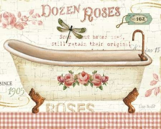 Rose Garden IV no Border Canvas Art - Lisa Audit (24 x 30)
