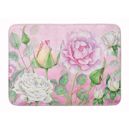 Rose Garden Machine Washable Memory Foam Mat