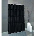 thumbnail image 1 of Rose Garden Toile Bathroom Shower Curtain (Black), 1 of 1