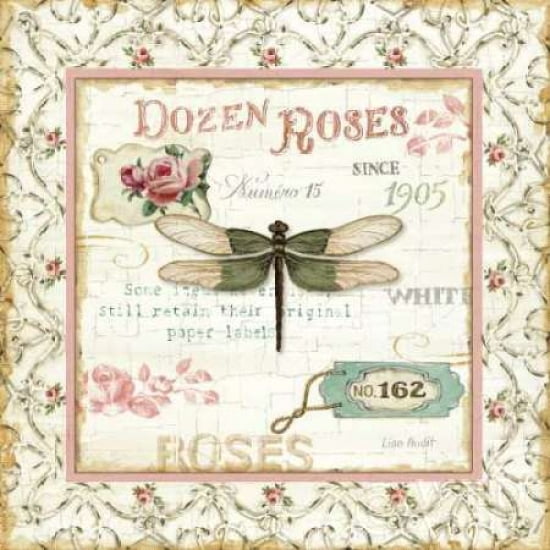 Rose Garden VI Canvas Art - Lisa Audit (24 x 24)