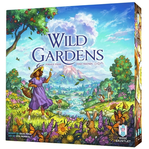 Rose Gauntlet: Wild Gardens - Cozy Family Board Game, Strategy Solo Foraging Game, Explore & Gather Ingredients To Cook, Ages 14+, 1-4 Players, 90 Min
