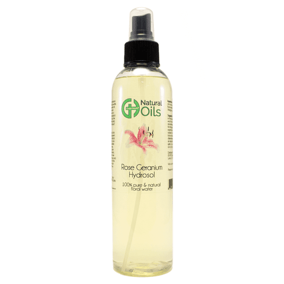 Rose Geranium Hydrosol - 8 fl oz | Natural Aromatherapy Mist by GreenHealth