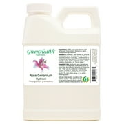 Rose Geranium Hydrosol Floral Water - 16 fl oz - White Plastic Jug w/ Cap - GreenHealth