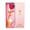 thumbnail image 1 of Rose Gifts for Women Gold Dipped Rose 24K Rose with Gift Box and Bag for Lover Mother Friends, Christmas Thanksgiving Wedding Anniversary Mother's Day Valentine's Day, 1 of 6