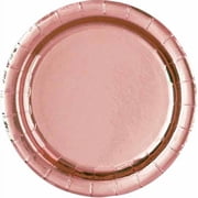 Rose Gold 7" Round Dessert Plate 8