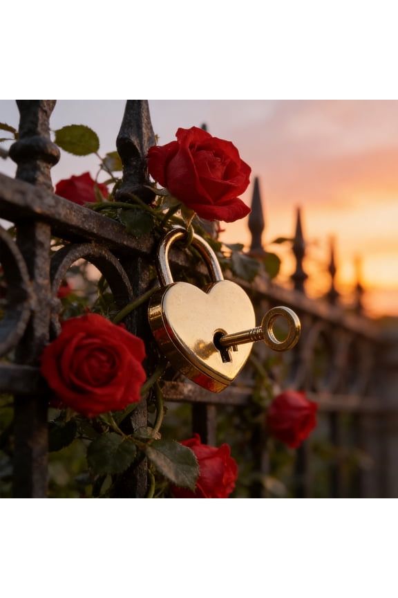 Rose Gold Alloy Heart Keychain Lock, Sturdy and Wear Resistive Small Alloy Heart Shaped Padlock for Purse, Bag Charm, Valentine's Day Gift for Couples, Love Lock Accessory