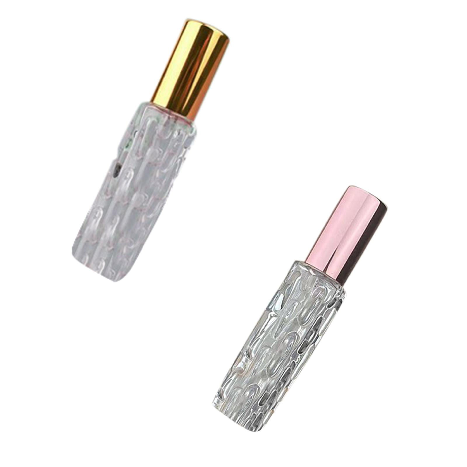 Rose Gold Aluminum Nozzle Refillable Perfume Atomizer 10ml Portable Oil