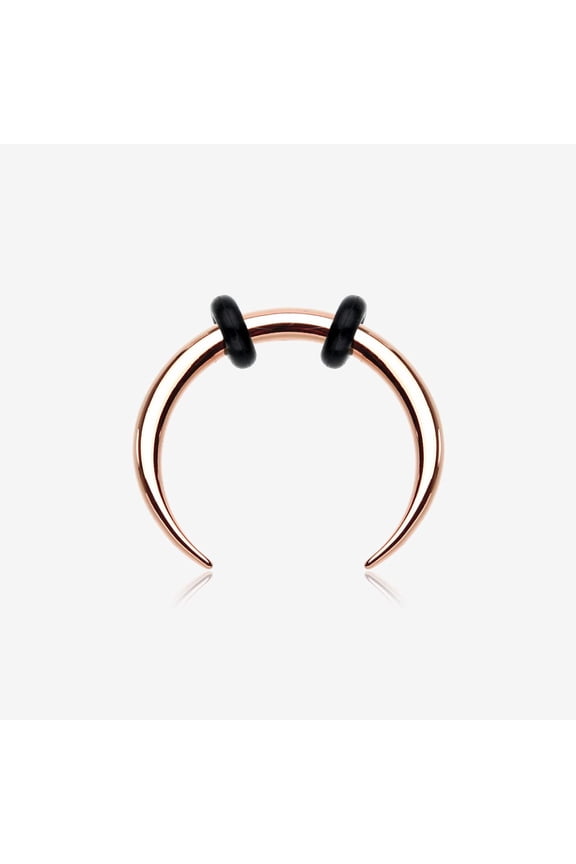 Rose Gold Basic Steel Pincher Septum Ring